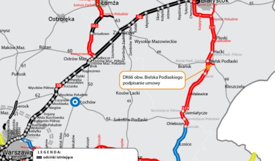 Obwodnica Bielska Podlaskiego. Krótki, ale ważny odcinek DK-66 Obwodnica Bielska Podlaskiego. Krótki, ale ważny odcinek DK-66