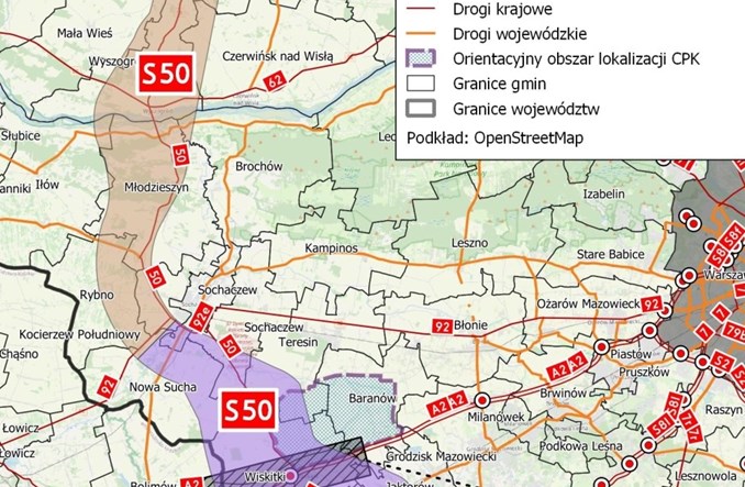 Trakt ma projektować fragment dużej obwodnicy Warszawy