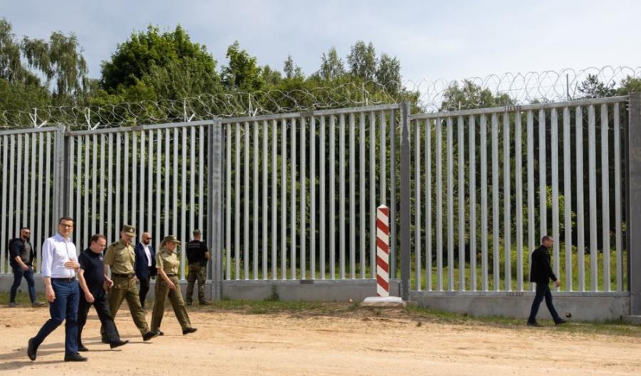 Zapora na granicy polsko-białoruskiej. „Bariera fizyczna” już gotowa Zapora na granicy polsko-białoruskiej. „Bariera fizyczna” już gotowa