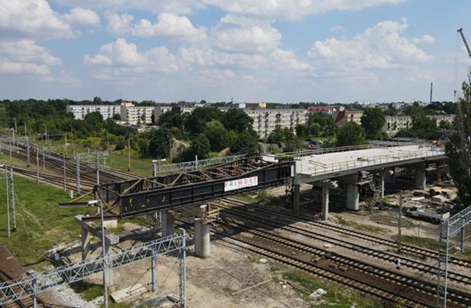 Trwa budowa wiaduktu w Koluszkach