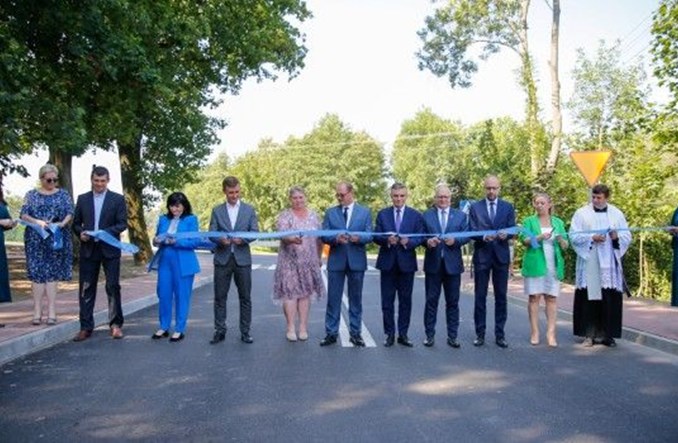Otwarto drogę Nowodwór - Zielony Kąt w powiecie ryckim