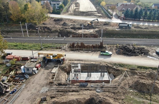 Rail Baltica. Ruszyła budowa wiaduktu w Czyżewie 