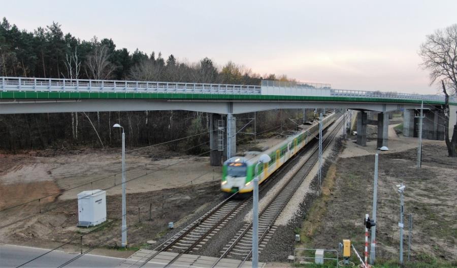 W Mokrej Wsi przy Rail Baltice jest już wiadukt W Mokrej Wsi przy Rail Baltice jest już wiadukt