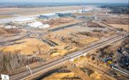 Katowice Airport: Postępy przebudowy układu drogowego (zdjęcia)