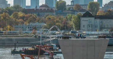 CEMEX Polska dostarczył beton na budowę mostu pieszo-rowerowego w Warszawie