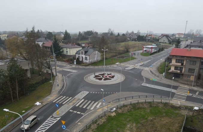 Łódzkie: ZDW otworzył nowe rondo na DW-480