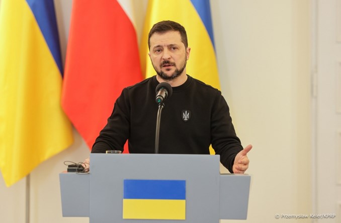Zełenski: Chcemy, żeby polskie firmy były liderem w odbudowie Ukrainy