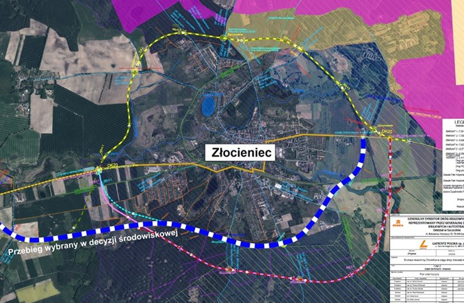 Tak pobiegnie obwodnica Złocieńca