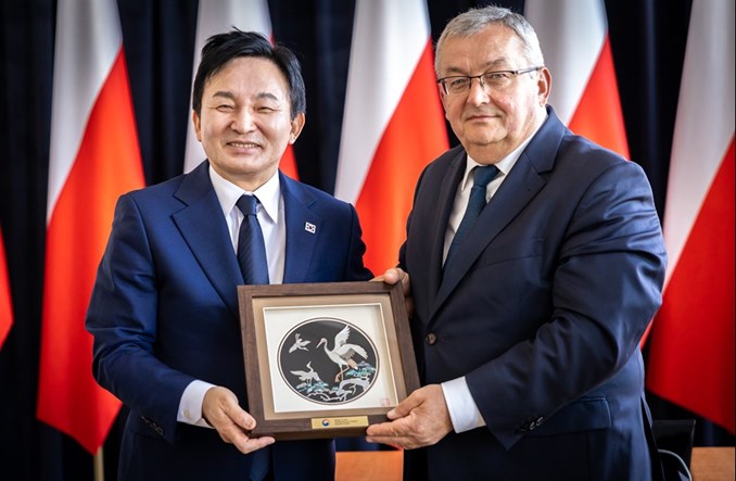 Spotkanie ministrów ds. transportu Polski i Korei Południowej