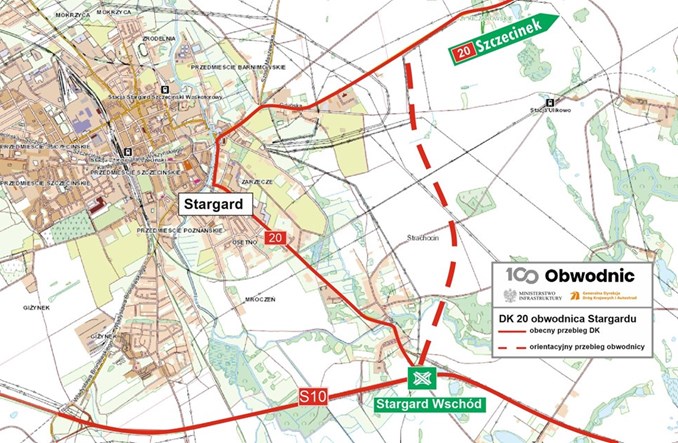 Wiadomo jak będzie przebiegać obwodnica Stargardu