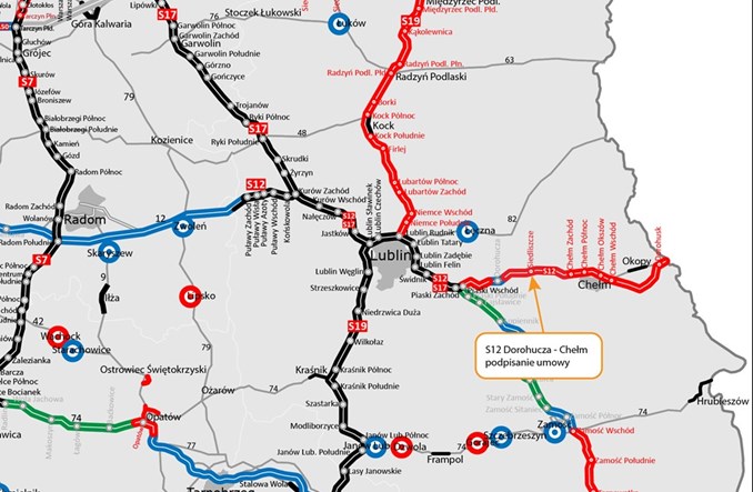 Stecol będzie budować S12. Umowa podpisana