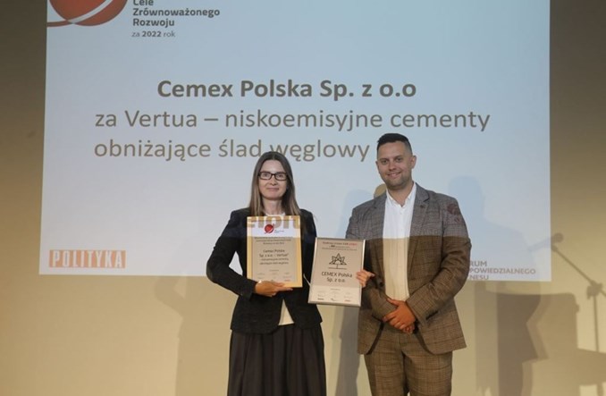 Cemex Polska nagrodzony Srebrnym Listkiem CSR