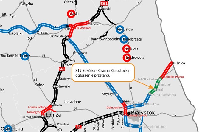 Kto wybuduje S19 Sokółka – Czarna Białostocka? 
