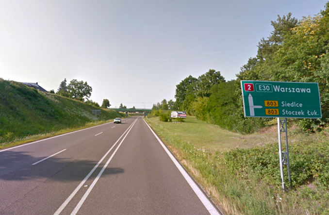 Siedlce w drugim nieudanym podejściem na projekt drogi w dowiązaniu do DK-2