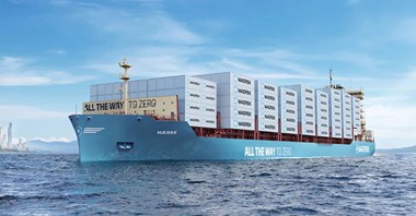 Maersk: Dziewiczy rejs kontenerowca napędzanego zielonym metanolem