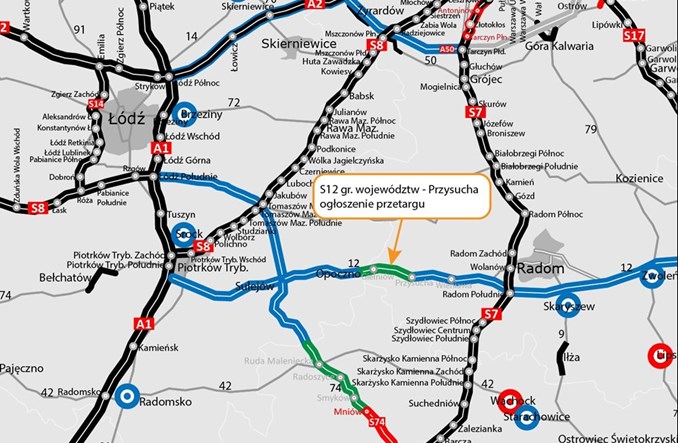 S12. Ruszy budowa nowej trasy w centrum kraju. Pierwszy odcinek w mazowieckim 