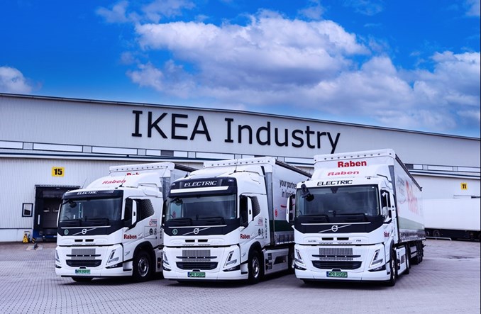 IKEA, Raben i Volvo rozwijają wspólnie bezemisyjny transport ciężki