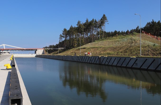 Resort infrastruktury podsumowuje rok funkcjonowania przekopu Mierzei Wiślanej 