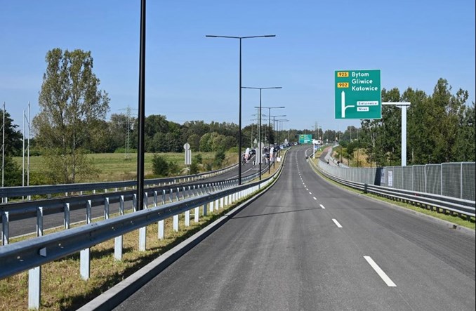 Ruda Śląska. Trasa N-S zbliża się do autostrady A4 