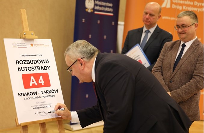 Zielone światło dla poszerzenia A4 Kraków – Tarnów