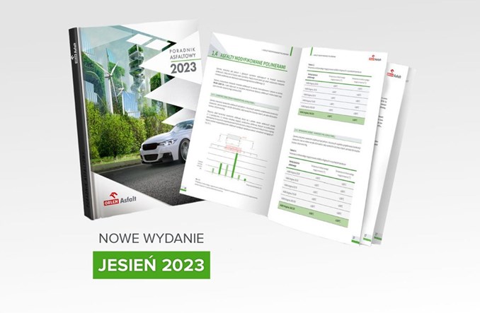 ORLEN Asfalt udostępnia nową edycję Poradnika Asfaltowego