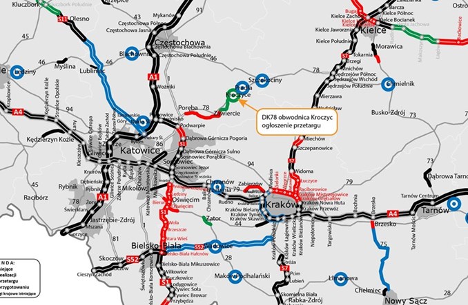 Śląskie. Będzie kolejna obwodnica w ciągu DK-78