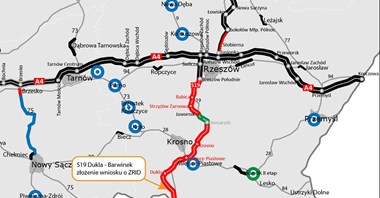 Jest wniosek o ZRID dla S19 Dukla-Barwinek. To inwestycja za ponad 1,5 miliarda