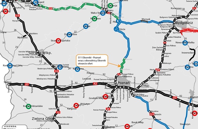Konsorcjum Mirbudu i Kobylarni najtańsze na S11 Oborniki – Poznań