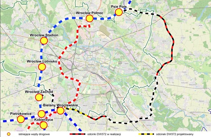 Domyka się drogowy pierścień wokół Wrocławia