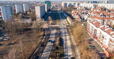Kraków. Minęło siedem miesięcy na budowie linii tramwajowej do Mistrzejowic