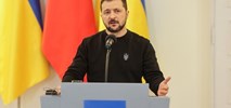 Zełenski chce przyjechać na granicę. „Blokada zagraża dostawom broni”