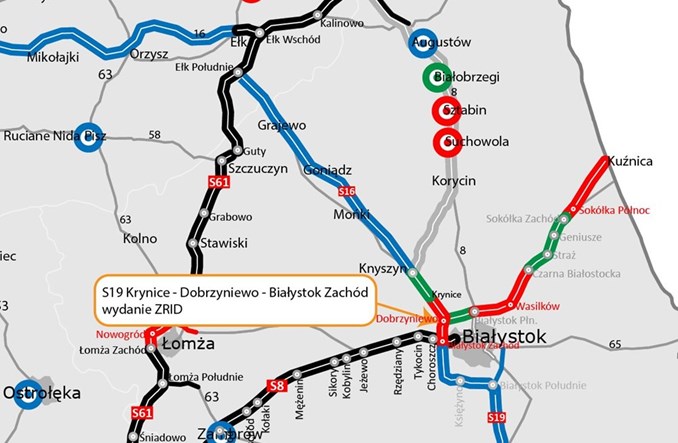 Porr i Unibep mogą ruszać z robotami na S19