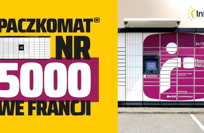 InPost ma już 5 tys. paczkomatów we Francji