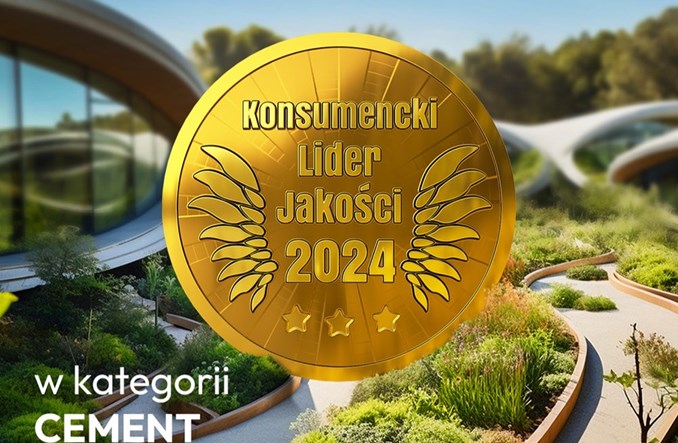 Złote Godło Konsumenckiego Lidera Jakości 2024 ponownie dla Cemex Polska