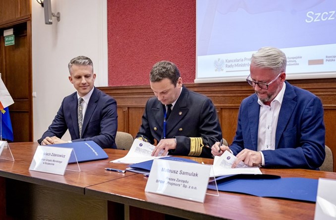 Ważna umowa dla terminala kontenerowego w Świnoujściu podpisana 