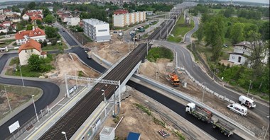 Rail Baltica: w Ełku nowy wiadukt zwiększa bezpieczeństwo i usprawnia ruch