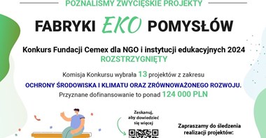 Cemex przyznał eko-granty