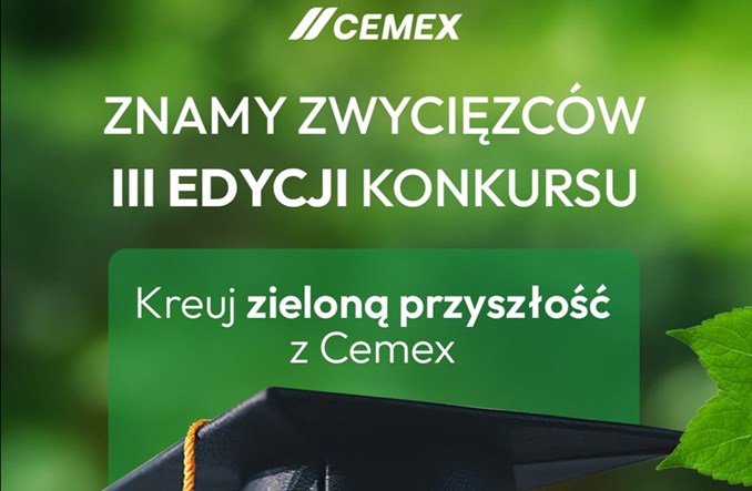 Konkurs „Kreuj zieloną przyszłość z Cemex” – trzecia edycja już za nami
