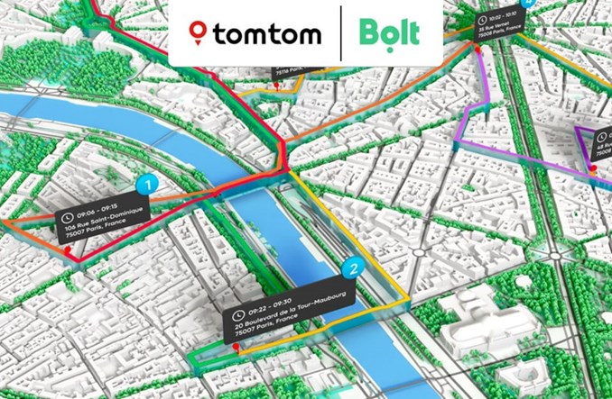 Bolt będzie korzystał z danych TomTom