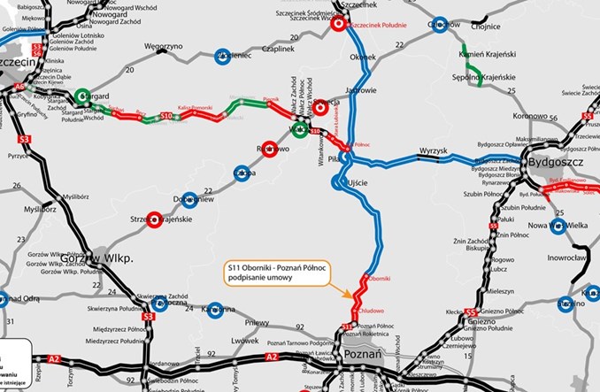 Mirbud ma kontrakt na S11 od Obornik do Poznania 