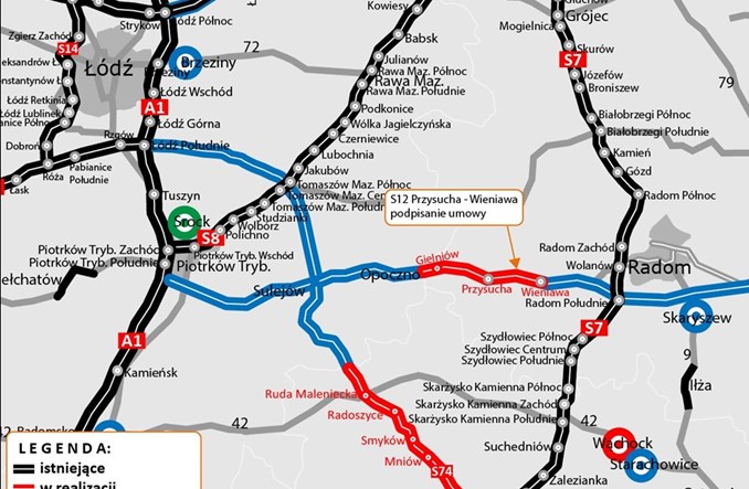 Mirbud wybuduje S12 w woj. mazowieckim  