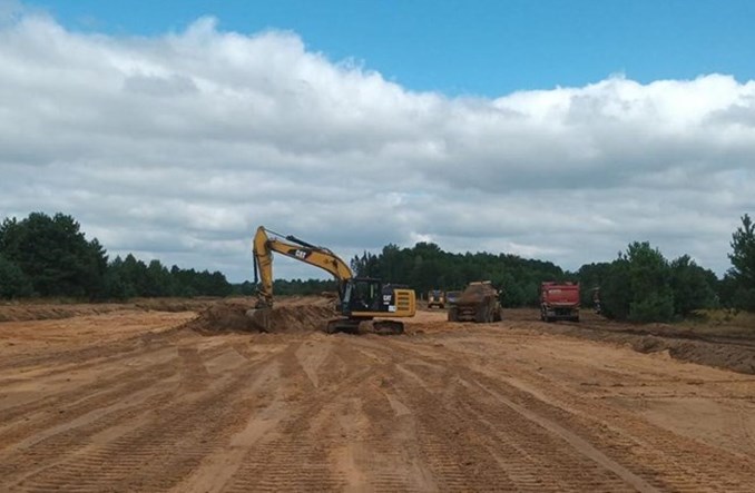 Świętokrzyskie. Widać zarys obwodnicy z 500-metrową estakadą 