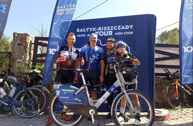 1008 km na rowerze publicznym w niecałe 3 dni