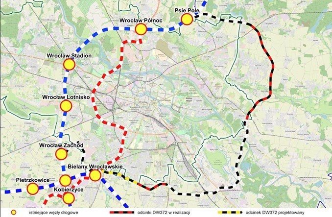 Wielu chętnych domknąć drogowy pierścień wokół Wrocławia