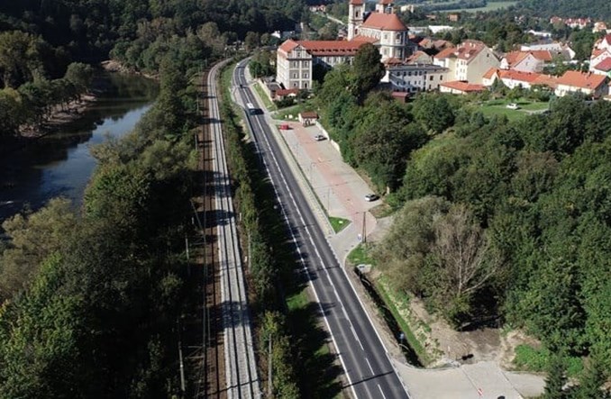 DK-8 koło Barda przebudowana