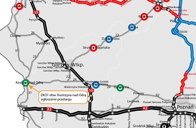 Kto wybuduje obwodnice Kostrzyna? Rusza przetarg 