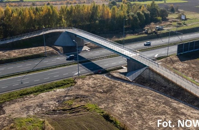 Małopolskie. Kładka nad DK-94 otwarta