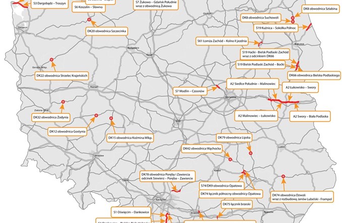 Sieć drogowa wydłuży się o 400 km.  Którymi drogami pojedziemy w 2025 roku? [Plany]