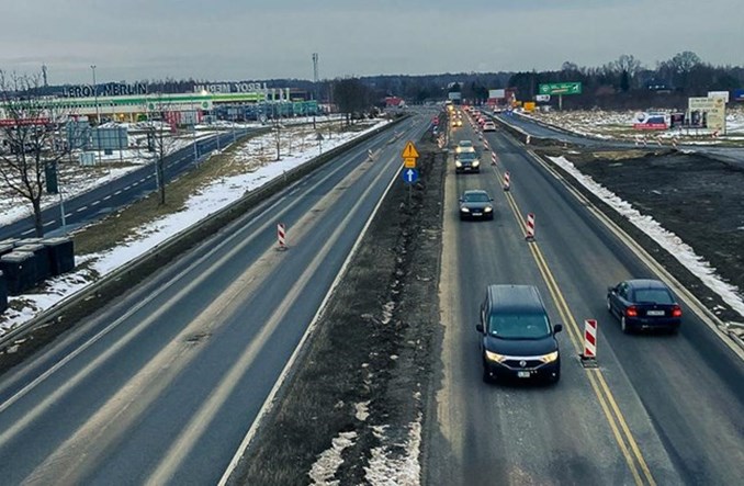 Kierowcy wjechali na nową jezdnię DK-91