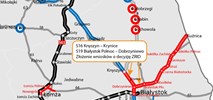 Dwa fragmenty ekspresówek koło Białegostoku zaprojektowane 